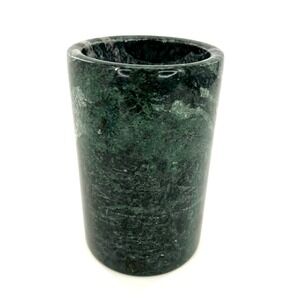 Solid green marble kitchen office organizer